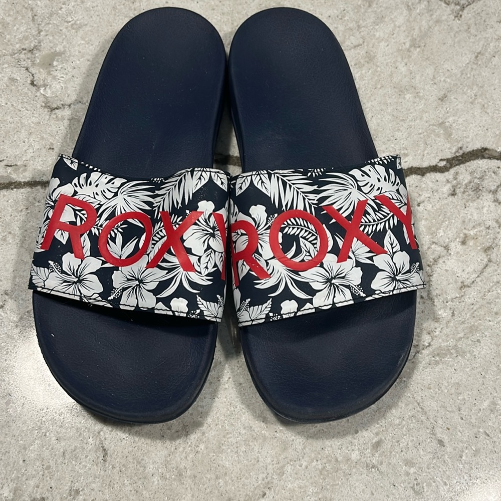 Roxy Slides - probably size 9.5-10